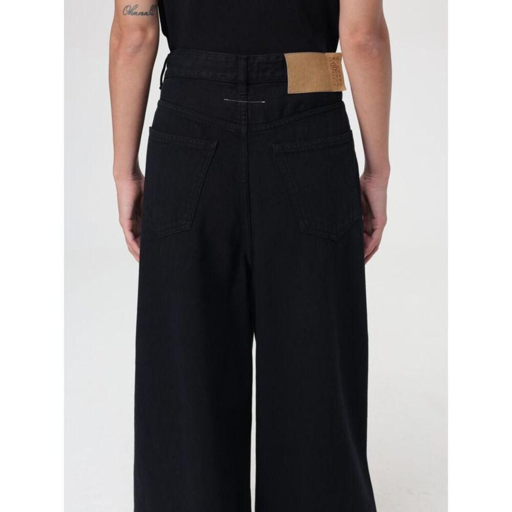 Mm6 Maison Margiela Jeans Woman Black - Picture 5 of 5